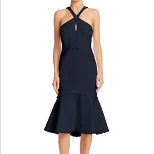 Cinq a sept Dante dress navy new with tags!